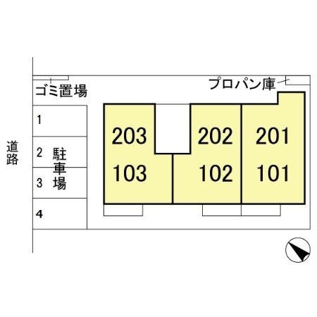 エアロドリームの現地案内図画像