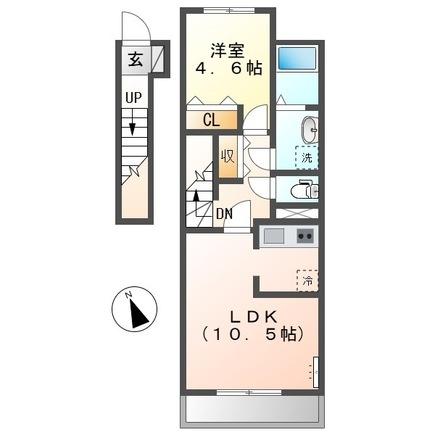 メゾンド・オウサムの間取り画像