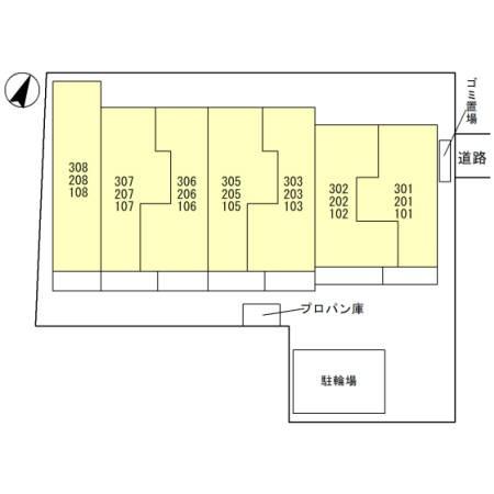 グレイスグリーンヒルズの現地案内図画像