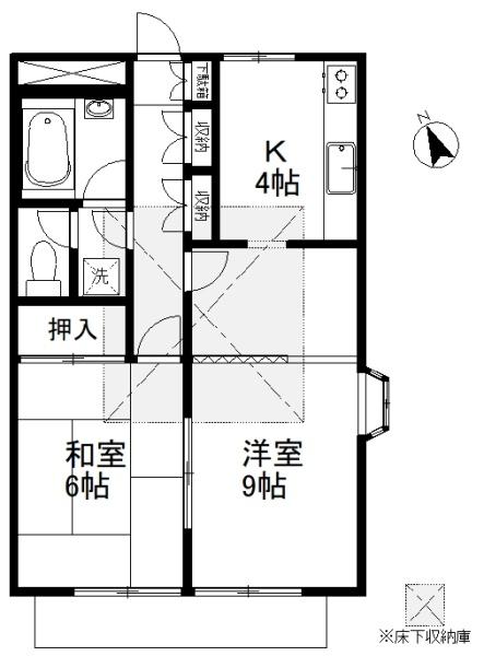 山本ハイツの間取り画像