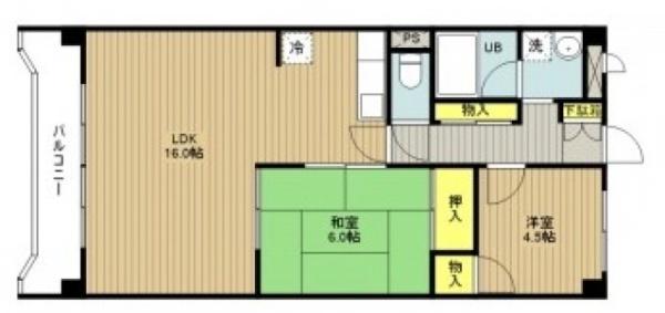 グランパレスダイトーの間取り画像