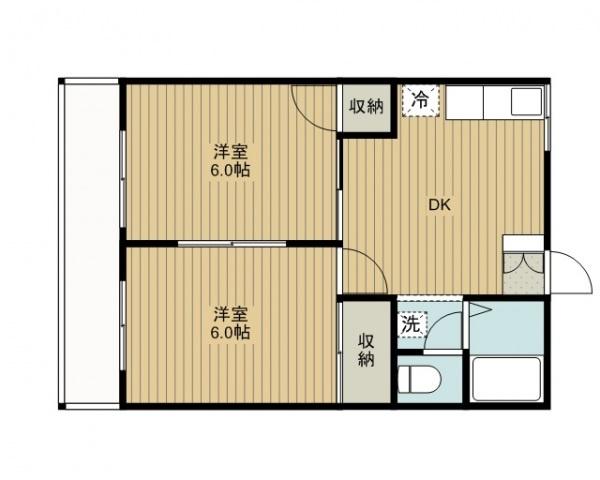 第1フォーブル富士見の間取り画像