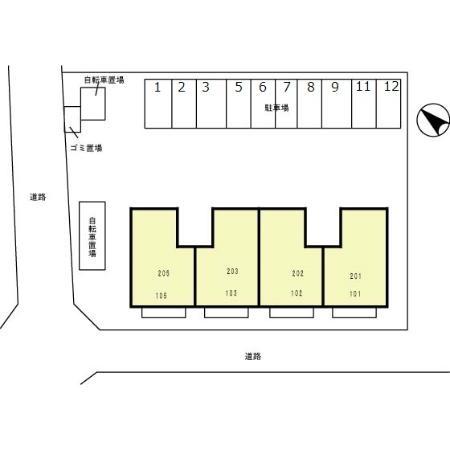 エントピアマルオカの現地案内図画像
