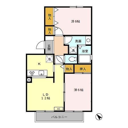 プリマベーラ Aの間取り画像