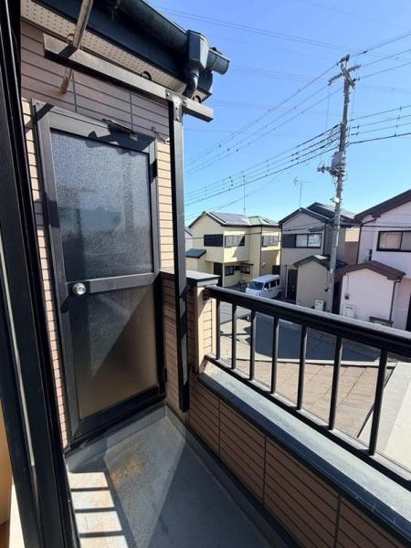 鴻巣市寺谷貸家のバルコニー画像