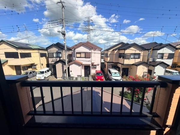 鴻巣市寺谷貸家の現地からの眺望画像