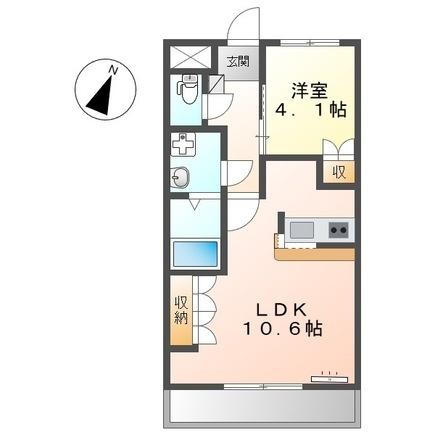 デ・ラ・ソル向原の間取り画像