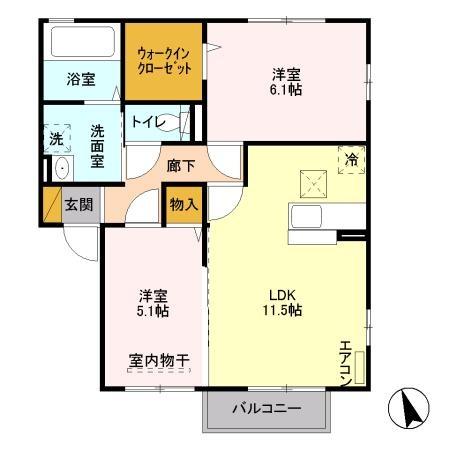 ルミールⅢの間取り画像