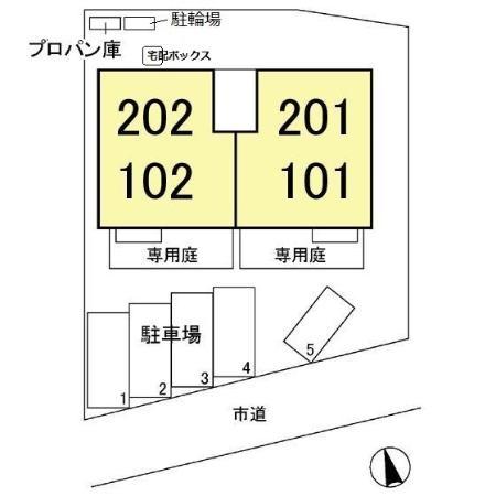 エミールの現地案内図画像