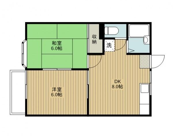 アーバンコートＢ棟の間取り画像