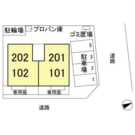 サンガーデンの現地案内図画像
