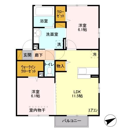 サンガーデンの間取り画像