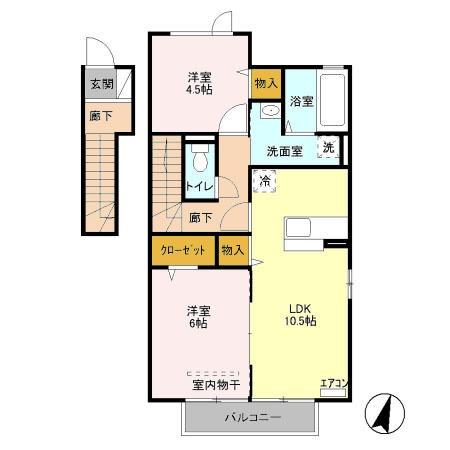 第７グリーンハイツＡの間取り画像