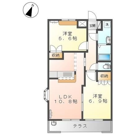 ライム・ライト・アゲオ弐番館の間取り画像