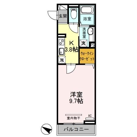 第１０グリーンハイツの間取り画像