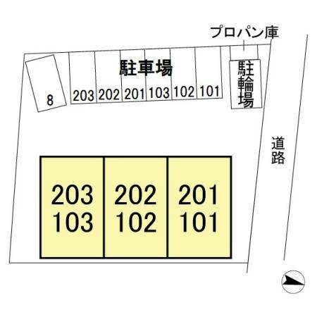 ビーライン大谷本郷の現地案内図画像