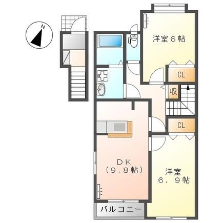 ヴランヴェールの間取り画像