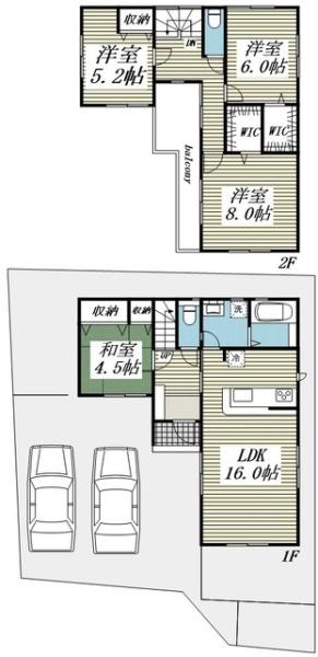 Sumai-to上尾平方０２の間取り画像