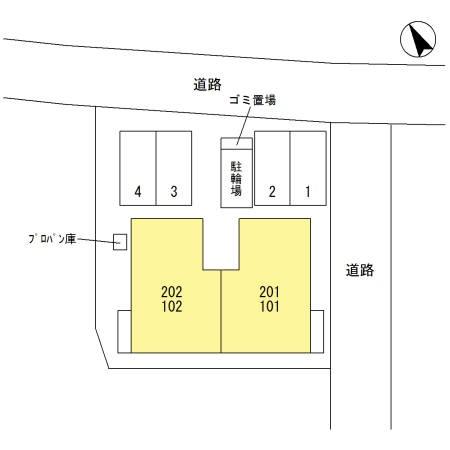 エミール　６の現地案内図画像