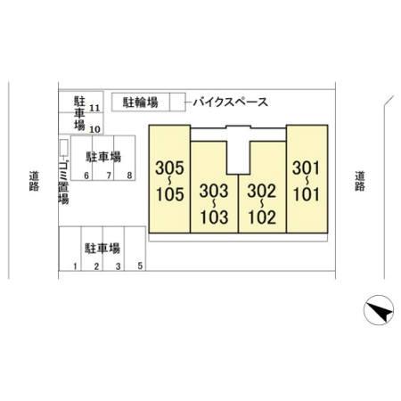 グランディオーソの現地案内図画像
