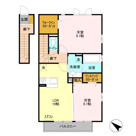 サザンクロスの間取り画像