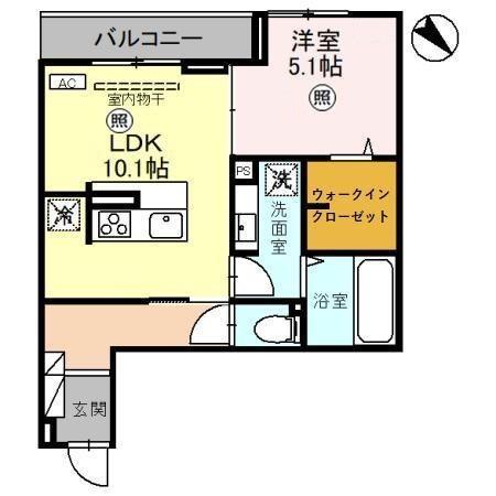 ノーブルヴィラ上尾の間取り画像