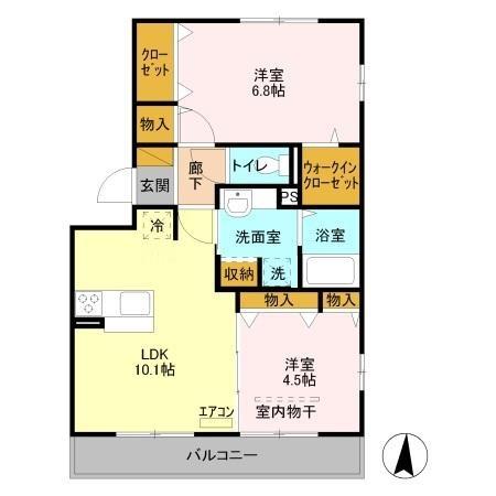 リビングシティⅢの間取り画像