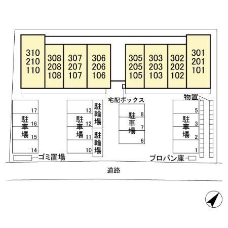 フローラの現地案内図画像