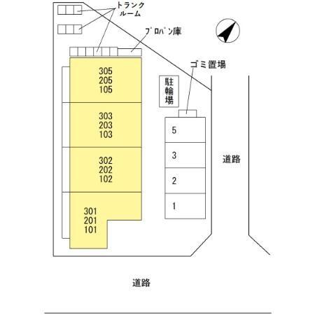 グレイスハウスの現地案内図画像