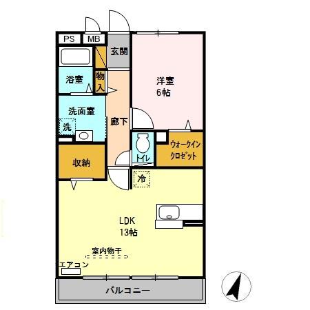 リビングゲートシティⅠの間取り画像