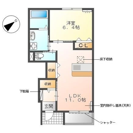 クオーレⅠの間取り画像