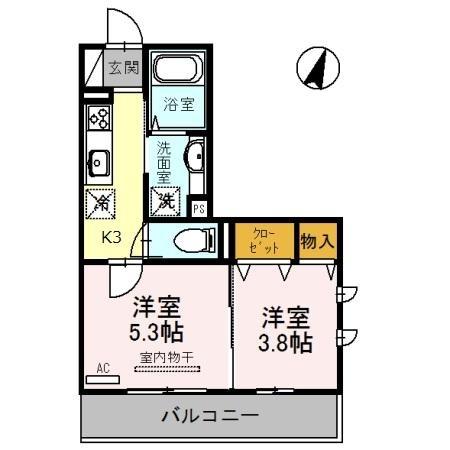 グレイスハウスⅡの間取り画像