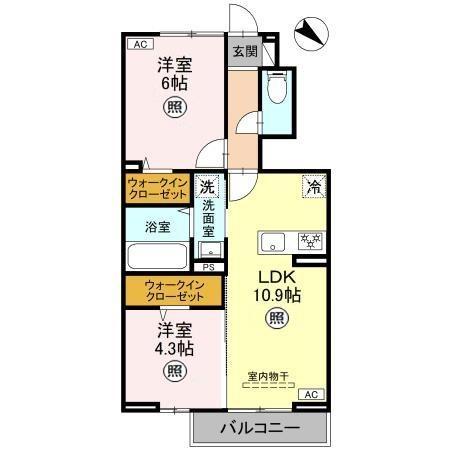 CLASSEUM桶川泉Ⅰの間取り画像