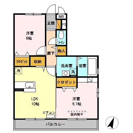 リビングゲートシティⅡの間取り画像
