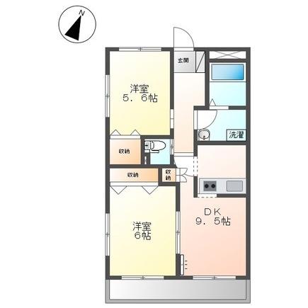 フォンテアベニューの間取り画像