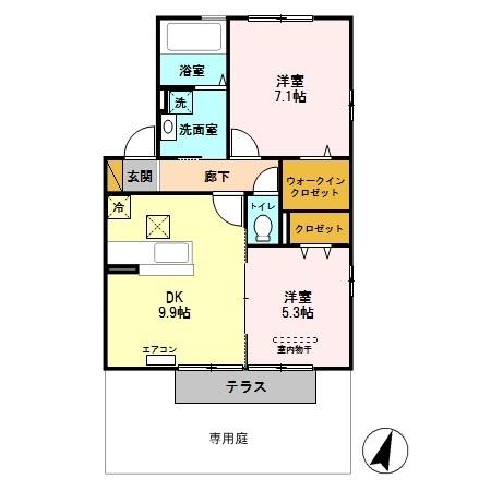 リビングゲートシティ　７の間取り画像