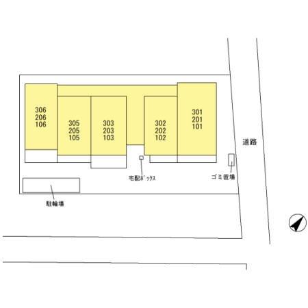 グラン・フィオーレの現地案内図画像