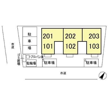 ココ・プリンセスの現地案内図画像