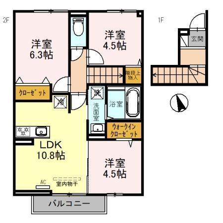 ファミーユ　Ｔの間取り画像