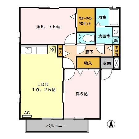 グランメール　Ａの間取り画像