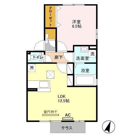 サンライズヒルＤの間取り画像