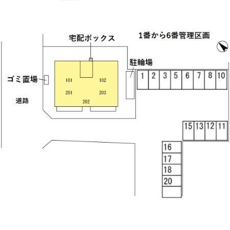 アルシオンの現地案内図画像