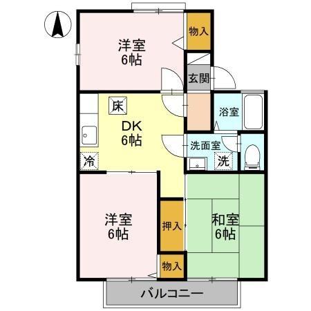 セジュールグランデⅠの間取り画像