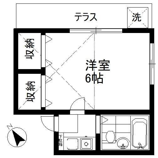 レオパレス21吉野原の間取り画像