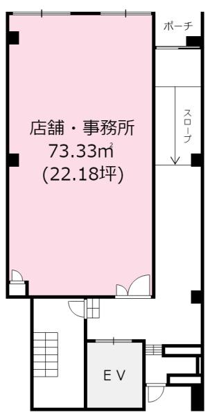 山田ビル　１階の間取り画像