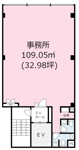 山田ビル　４階の間取り画像