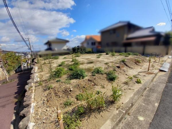 奈良市帝塚山5丁目　売土地の現地土地写真画像