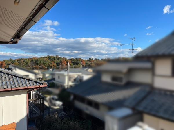 生駒市あすか野南2丁目　中古一戸建の現地からの眺望画像