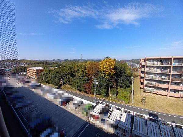 ナチュラガーデン高の原2番館アトリオの現地からの眺望画像