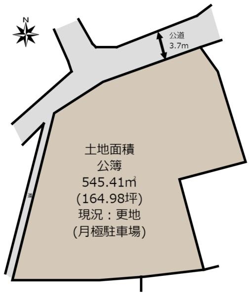 大和郡山市新木町の土地の間取り画像